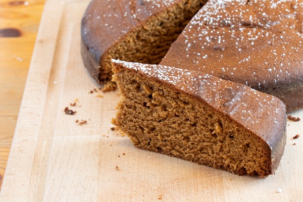 Economy Cake, a simple, moist molasses cake that's easy and inexpensive. 