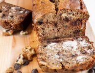 Molasses Banana Bread with butter