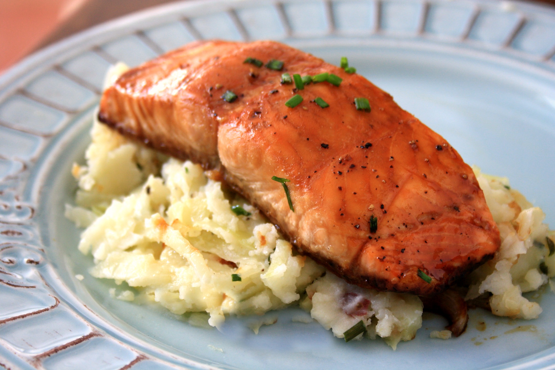 molasses and soy glazed salmon is quick and easy to prepare