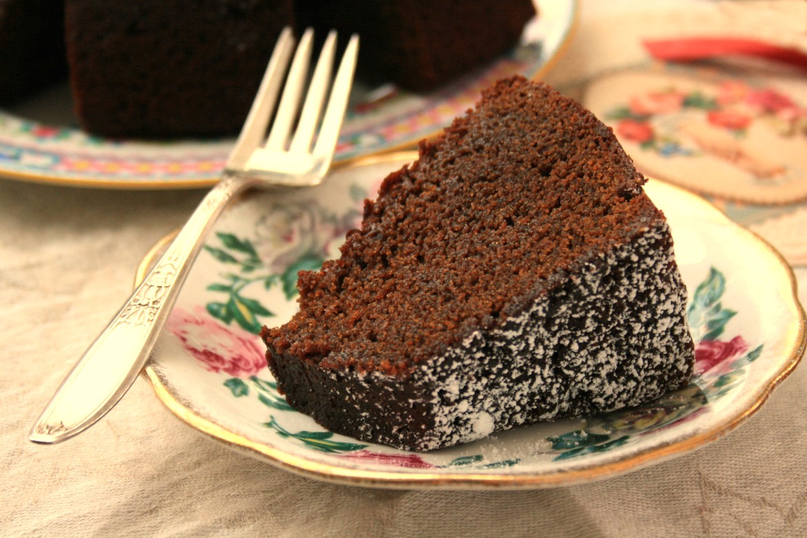 chocolate stout gingerbread cake