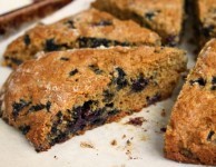 blueberry molasses scones