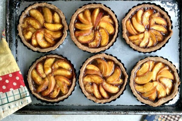 Peach and Molasses Tartlets