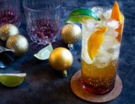 cocktail with lime and orange