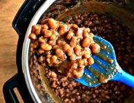 Instant Pot Baked Beans recipe: authentic baked beans flavour and texture in no time at all.