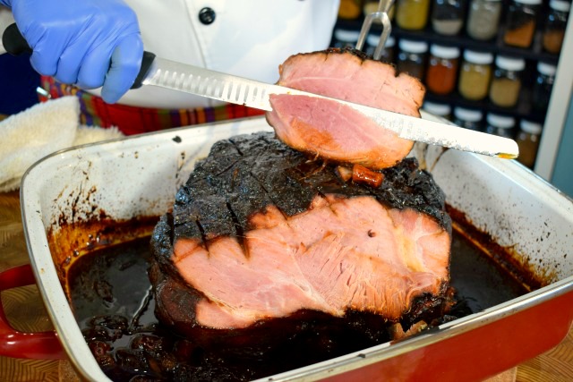 Country Ham with Mustard & Molasses - The Kilted Chef