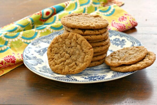 These easy five-ingredient peanut butter cookies 