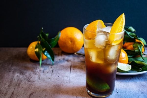 Rum Cocktail with Citrus & Ginger
