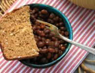 Molasses baked beans with loads of flavour.