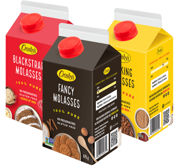 crosbys new molasses packages